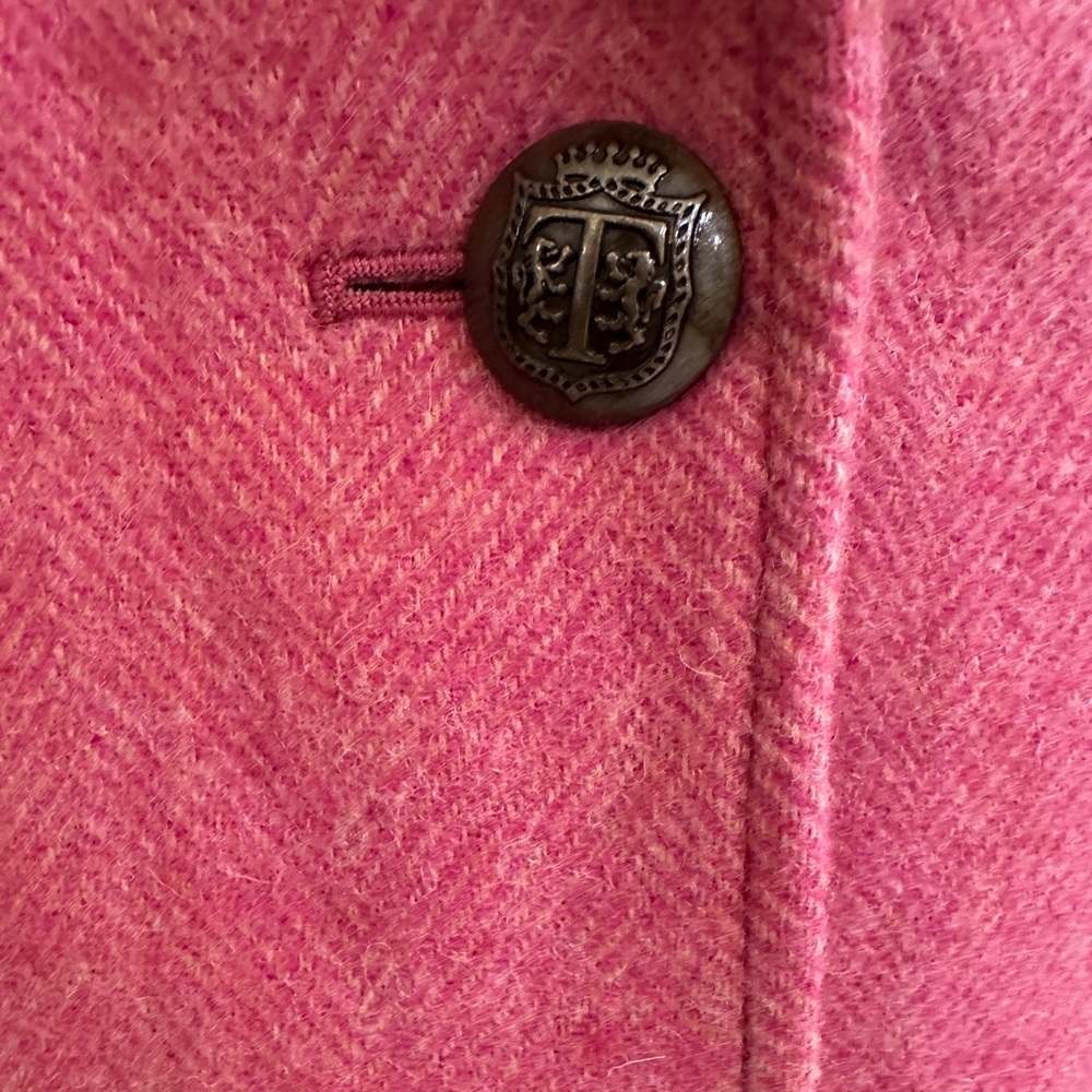 Talbots Pink Wool Blend Blazer Jacket NWT - Picture 5 of 11